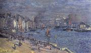 Claude Monet Port of Le Havre France oil painting artist
